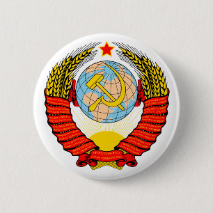 Sovjet - facklig Emblem med CCCP Knapp