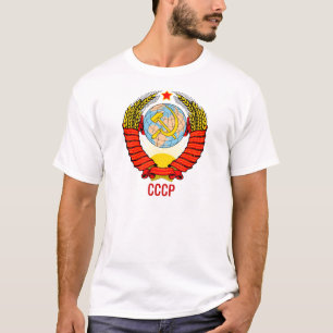 Sovjet - facklig Emblem med CCCP T-shirt