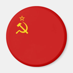 Sovjet - facklig flagga magnet