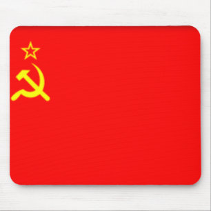 Sovjet - facklig flagga Mousepad Musmatta