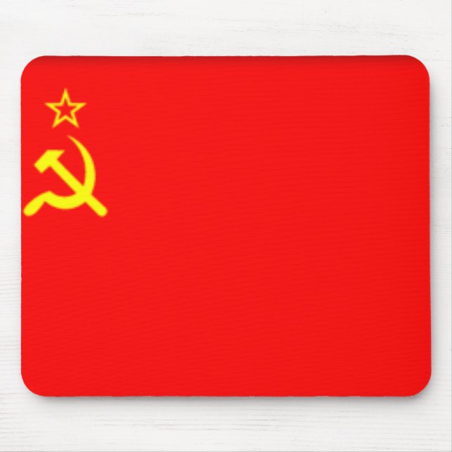 Sovjet - facklig flagga Mousepad Musmatta (Framsidan)