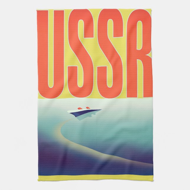 Sovjet reseinformation affisch USSR Kökshandduk (Vertikal)