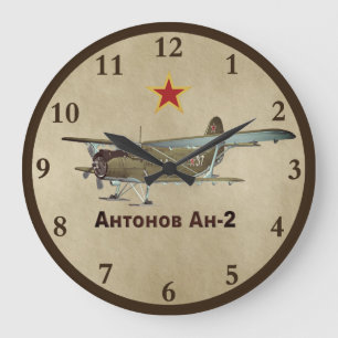 Sovjetantonov AN-2-flygplan Stor Klocka
