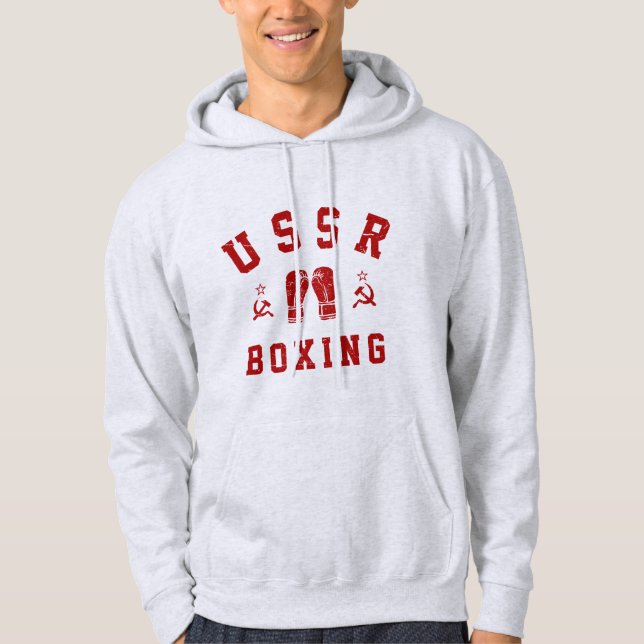 Sovjetboxning  hoodie (Framsida)