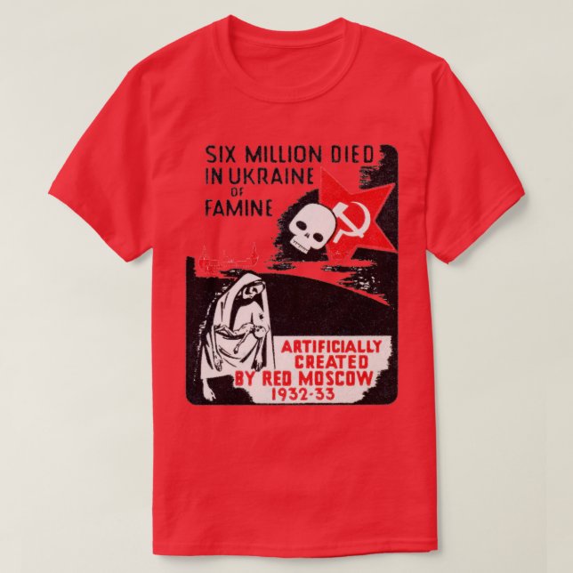 Sovjetbrott i Ukraina under 1930-talet T Shirt (Design framsida)