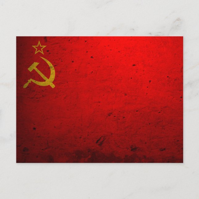 SovjetFlagga Vykort (Framsida)