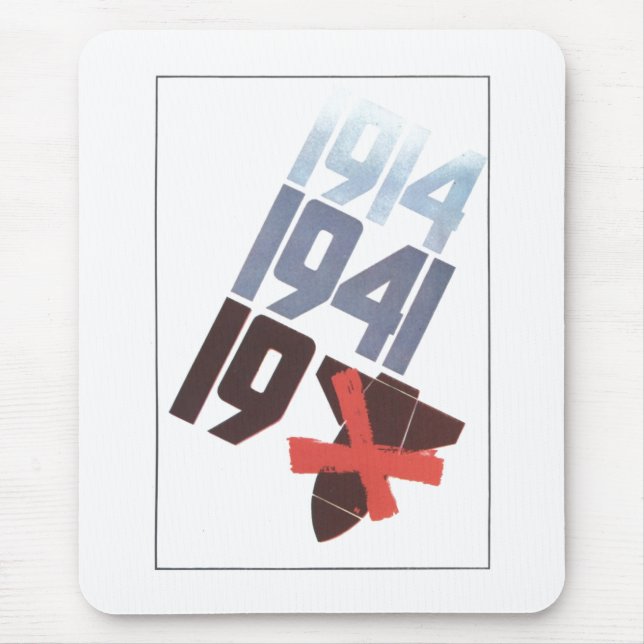 Sovjetisk affisch musmatta (Framsidan)