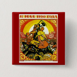 Sovjetisk majdag 1920 knäppas knapp