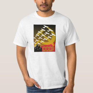 Sovjetisk propagandaaffisch tee