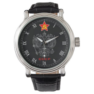 Sovjetisk propagandaklocka armbandsur