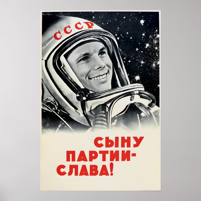 Sovjetisk propagandaposters -Länge leve sonen till Poster (Framsidan)