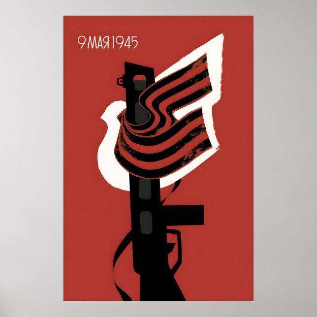 Sovjetisk propagandaposters - Seger över Tyskland  Poster (Framsidan)