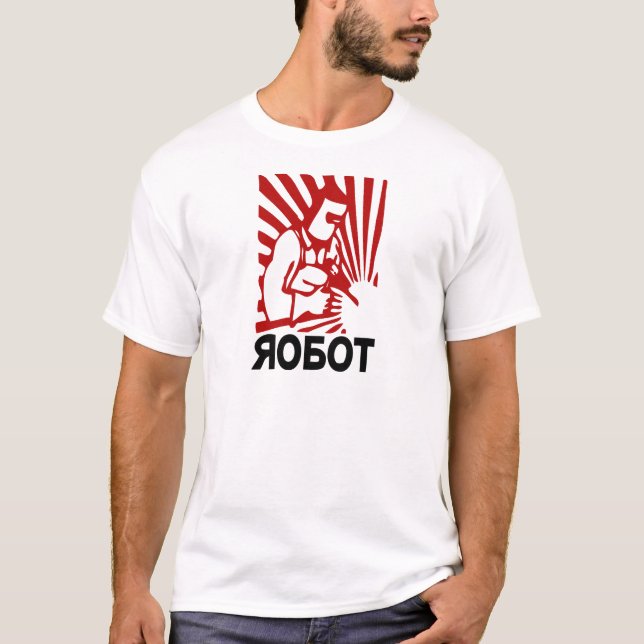 SOVJETISK ROBOTARBETARE TEE (Framsida)