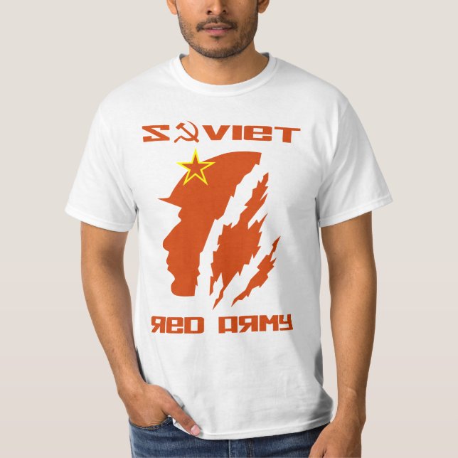 Sovjetisk röd armésoldat t shirt (Framsida)