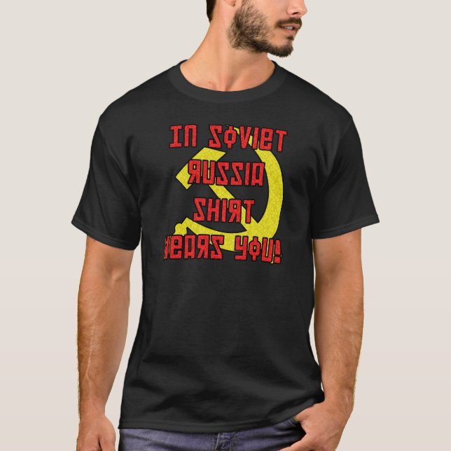 Sovjetisk skjorta tee shirt (Framsida)