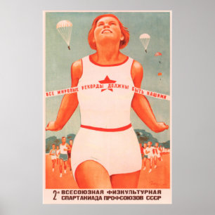 Sovjetisk sport poster