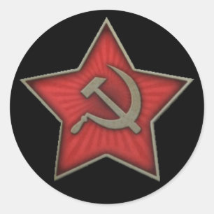 sovjetisk Sticker Runt Klistermärke