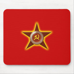 Sovjetisk stjärnamousepad musmatta