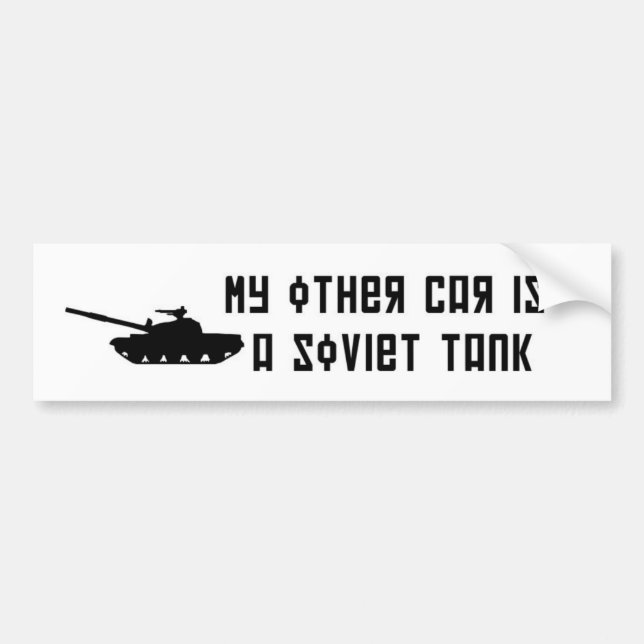 Sovjetisk tankbildekal bildekal (Framsidan)