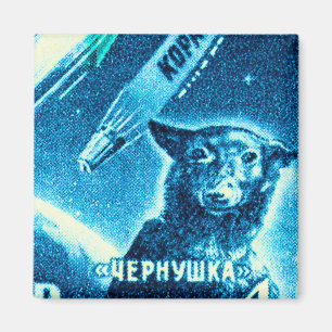 Sovjetisk utrymmehund magnet