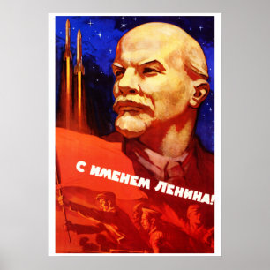 Sovjetisk utrymmepropagandaaffisch poster