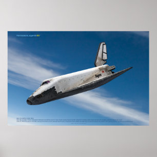 Sovjetiska Buran: Atmosfärisk flygning Poster