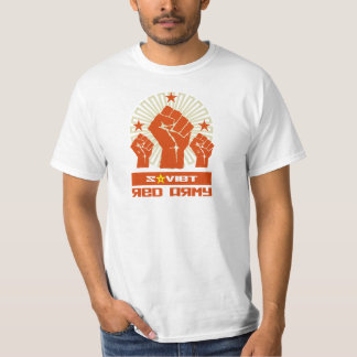 Sovjetiska röda nävar för armé 3 t-shirt
