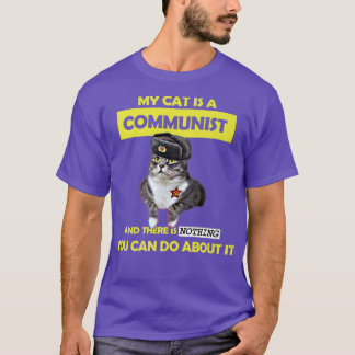 Sovjetkommunismens sovjetiska kattlapp min katt är t shirt