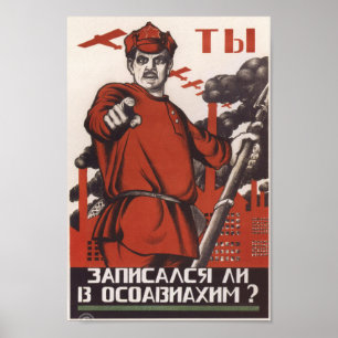 Sovjetpropaganda Poster