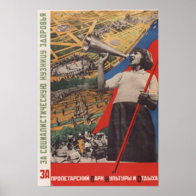 Sovjetpropaganda Poster (Framsidan)