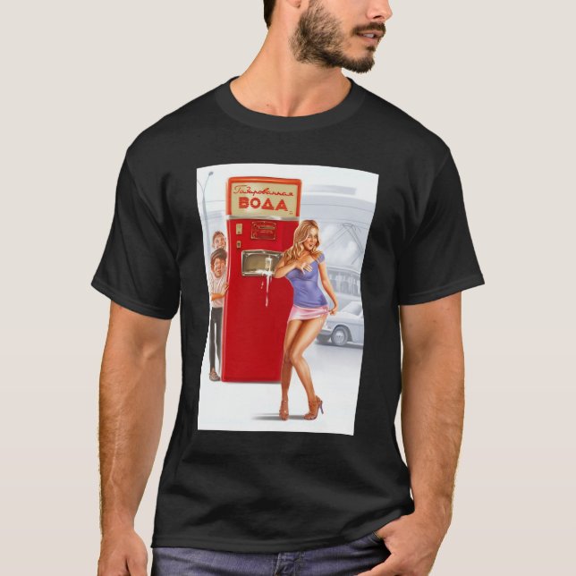 Sovjetpropaganda Poster Sovjetkommunismen Sovjetun T Shirt (Framsida)