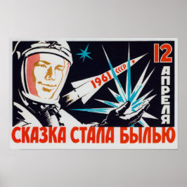 Sovjetrymdpropaganda - drömmarna blev sanna poster