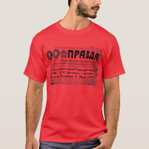 Sovjettidningen Mode Te T Shirt