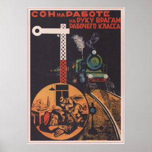 Sovjetunionen 1931 Järnväg Poster