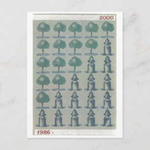 Sovjetunionen CCCP Kalla kriget Propagandaaffische Vykort