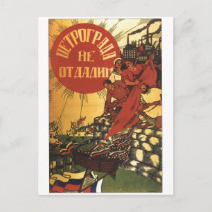 Sovjetunionen CCCP Kalla kriget Sovjetisk propagan Vykort