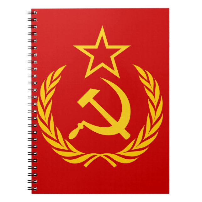 Sovjetunionen Flagga Anteckningsbok (Framsidan)