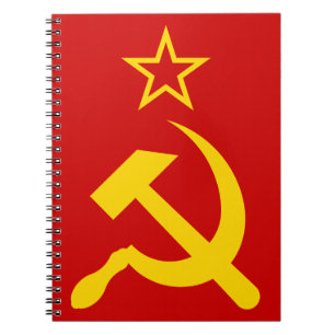 Sovjetunionen Flagga - Sovjetunionens Flagga Anteckningsbok
