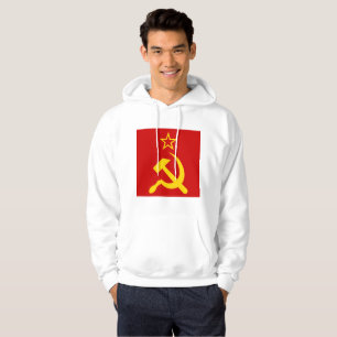 Sovjetunionen Flagga - Sovjetunionens Flagga Hoodie