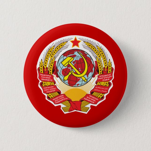 Sovjetunionen Hammer och sickle Knapp (Framsida)