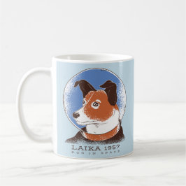 Sovjetunionen i Laika 1957 års Hund Kaffemugg