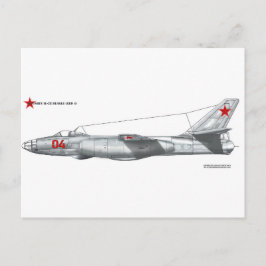 Sovjetunionen Ilyushin Il-28 Beagle Vykort