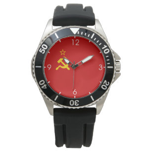 Sovjetunionen (kommunistisk Hammer och sickle) Armbandsur