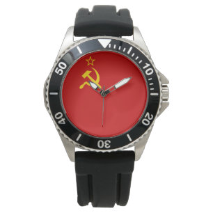 Sovjetunionen (kommunistisk Hammer och sickle) Armbandsur
