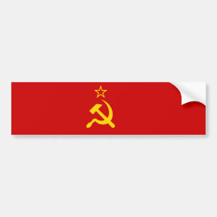 Sovjetunionen (kommunistisk Hammer och sickle) Bildekal