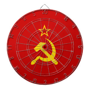 Sovjetunionen (kommunistisk Hammer och sickle) Darttavla