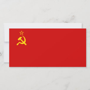 Sovjetunionen (kommunistisk Hammer och sickle) Kort