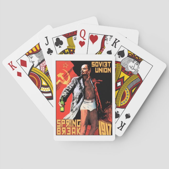 Sovjetunionen Påsklov 1917 Casinokort (Baksidan)