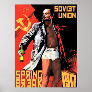 Sovjetunionen Påsklov 1917 Poster