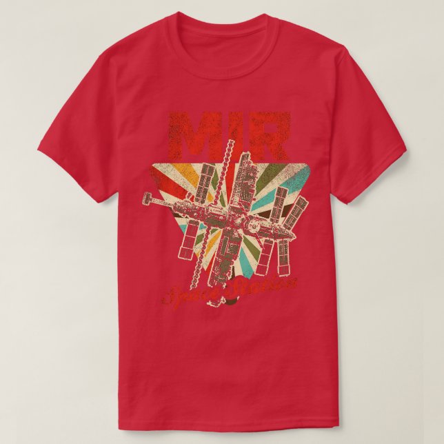 Sovjetunionen Station Mir 11 T Shirt (Design framsida)